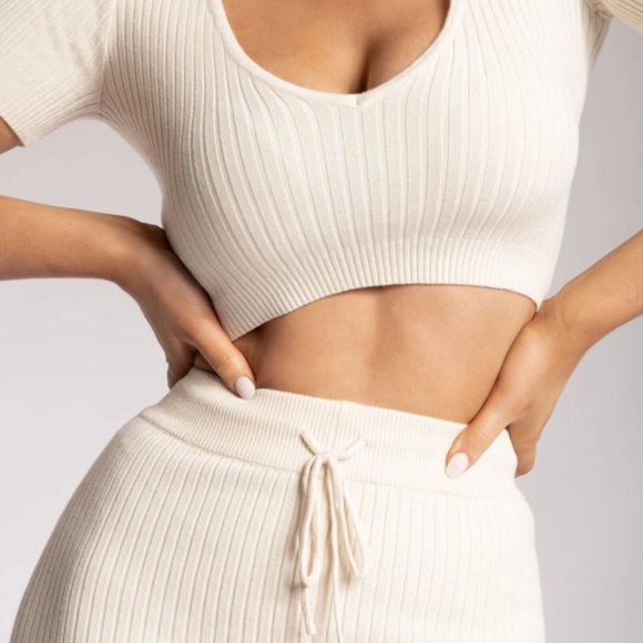 Meshki Knit Crop Top, Size XS - Picture 2 of 9